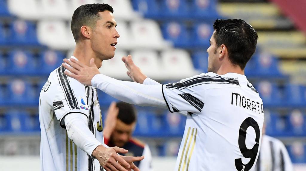 Serie A: Hat-trick perfecto de Cristiano Ronaldo ante Cagliari