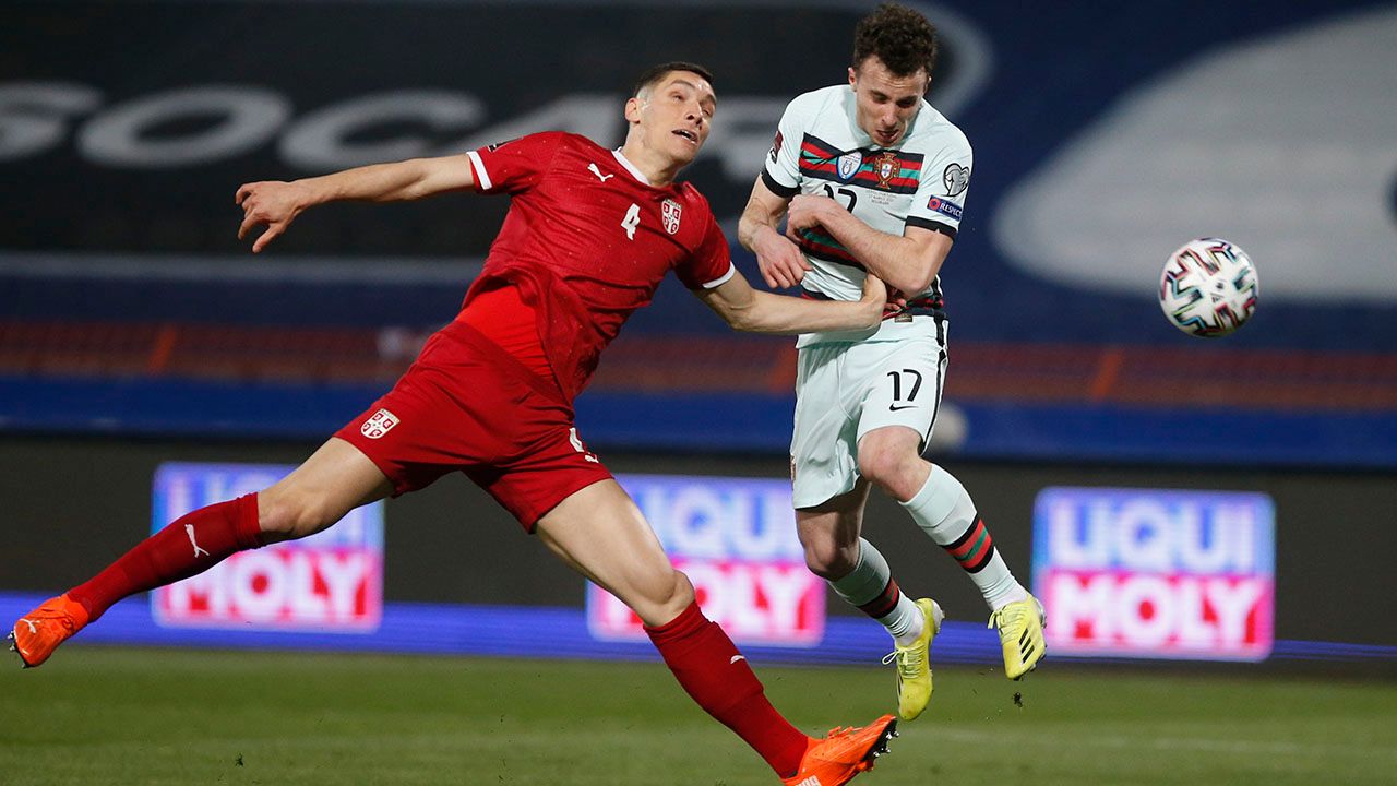 Diogo Jota marcó dos goles frente a Serbia en 36 minutos 
