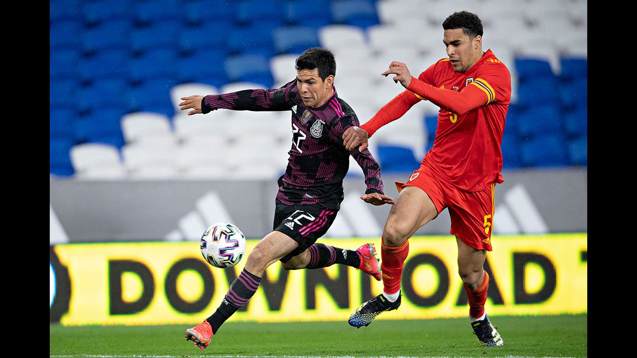 El Tri salió muy confundido al estadio Cardiff City y se fue con derrota al medio tiempo gracias a una gran definición de Kieffer Moore al 11'.