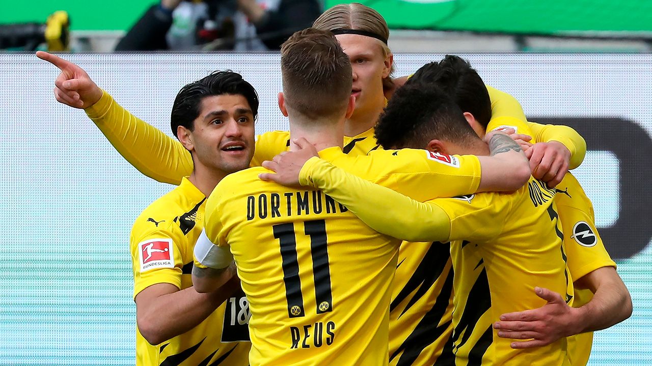 Haaland tiene a Borussia Dortmund a un paso de la Champions League