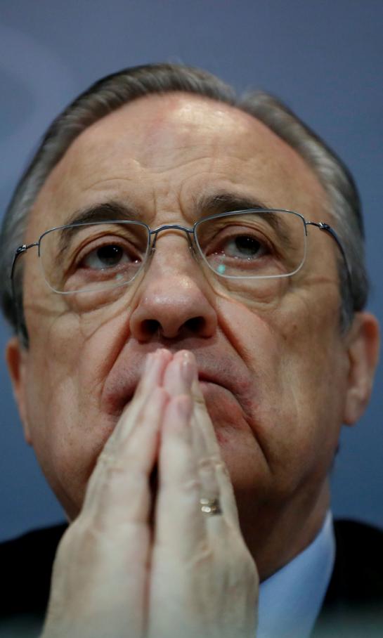 Florentino Pérez, decepcionado de los clubes ingleses