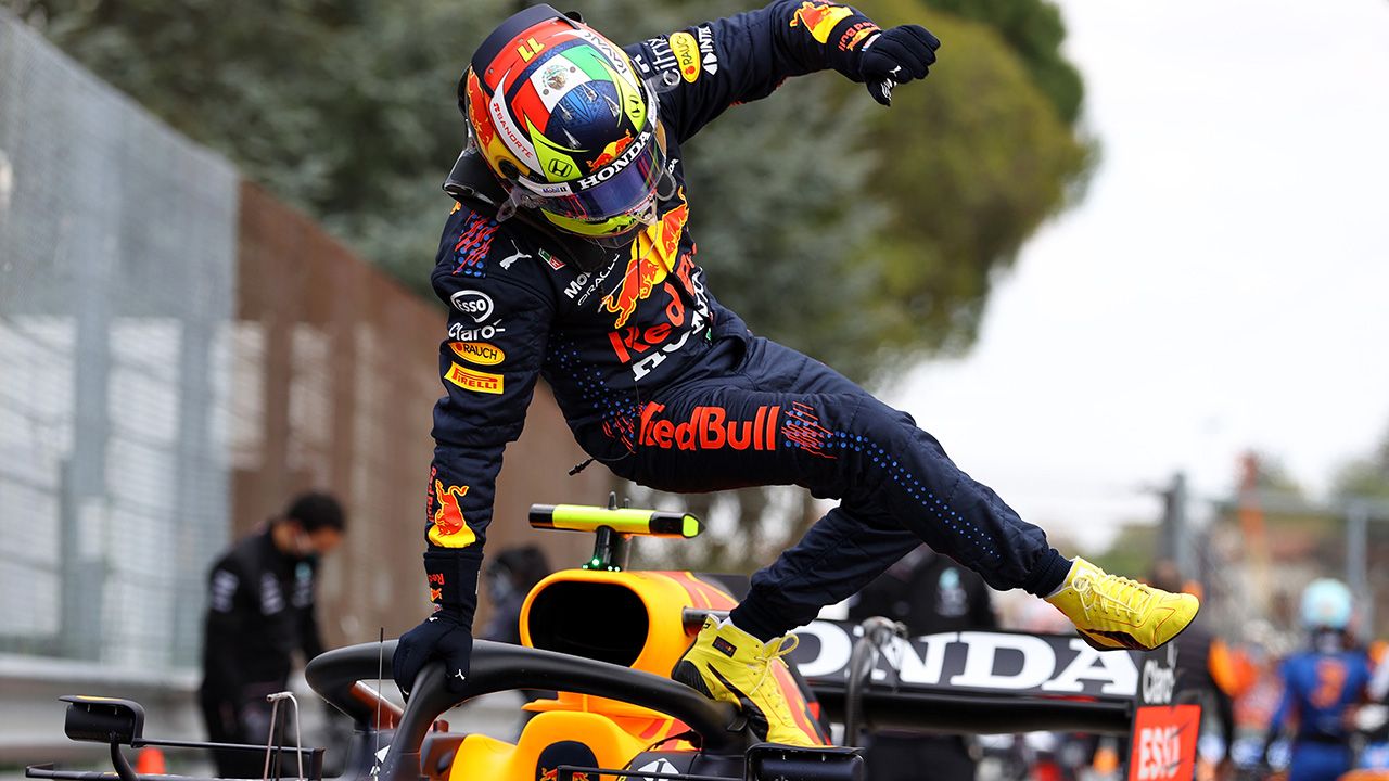 'Checo' enseñó que es capaz de todo con Red Bull, saldrá segundo en Italia