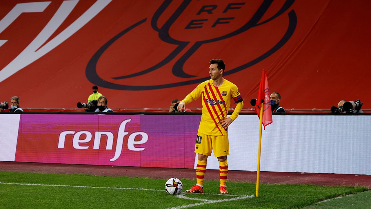 Lionel Messi y Sergio Busquets entran en la historia de la Copa del Rey