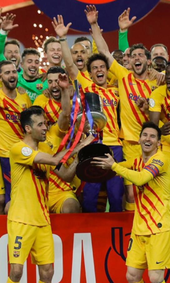 Barcelona aplastó a Athletic de Bilbao y se consagró campeón de la Copa del Rey