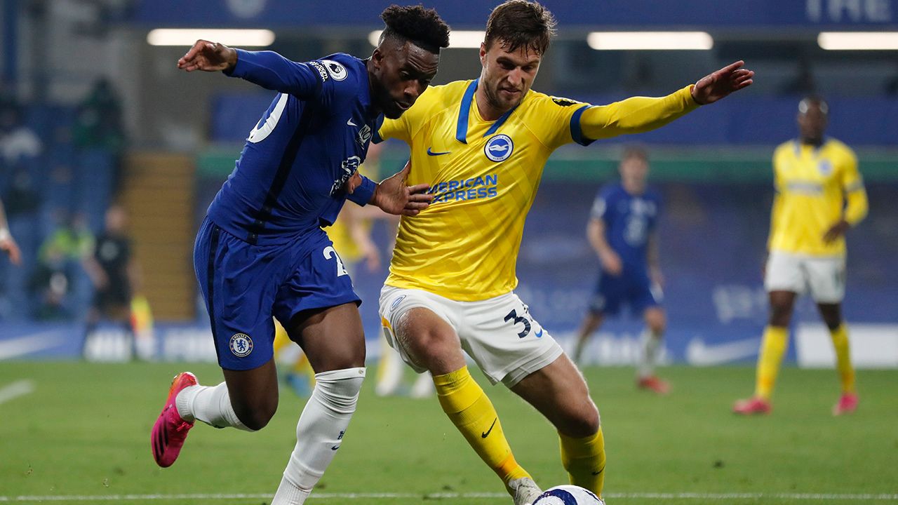 Chelsea recuperó el cuarto puesto tras empatar con Brighton