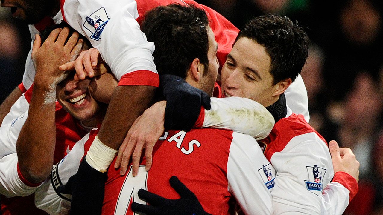 Arsenal 5-0 octavos de final edición 2009-2010