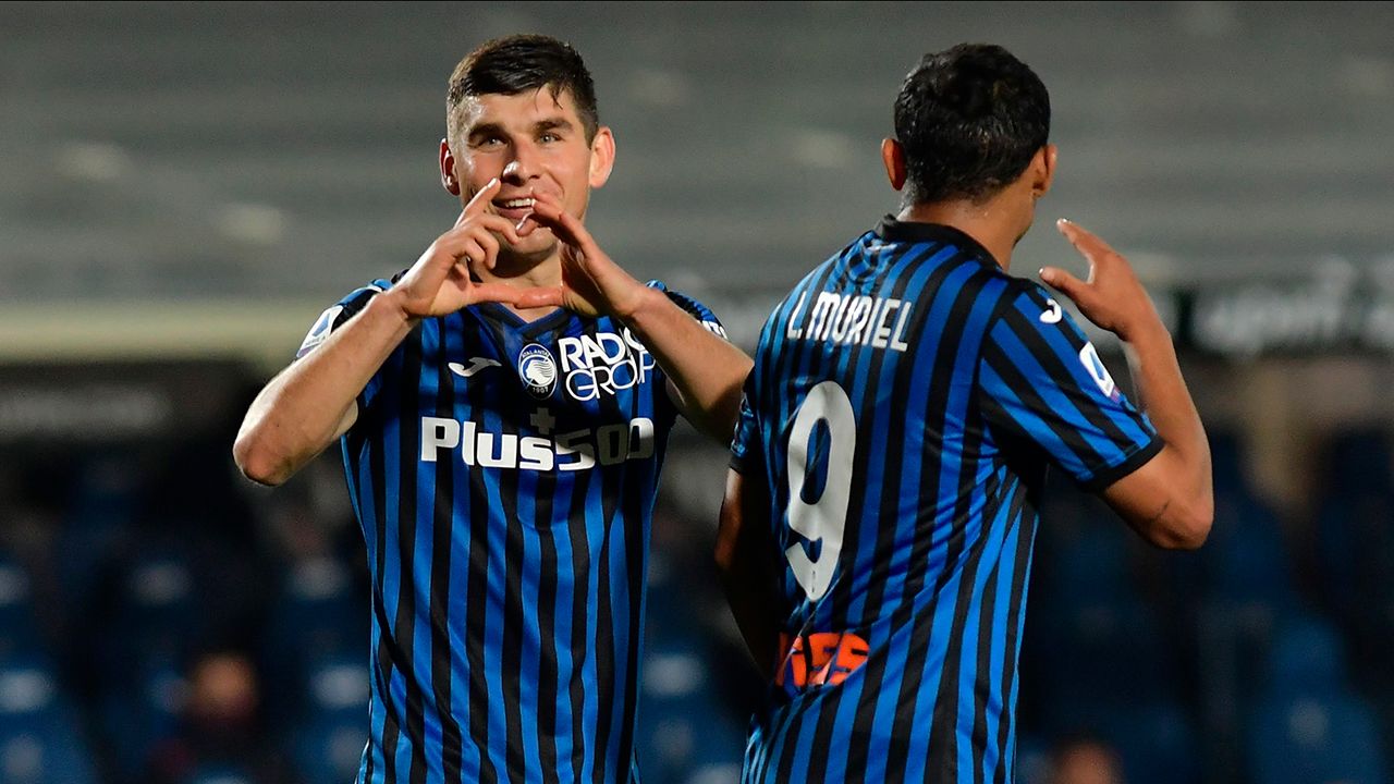 Al ritmo de Luis Muriel y Duván Zapata, Atalanta ya es segundo en la Serie A