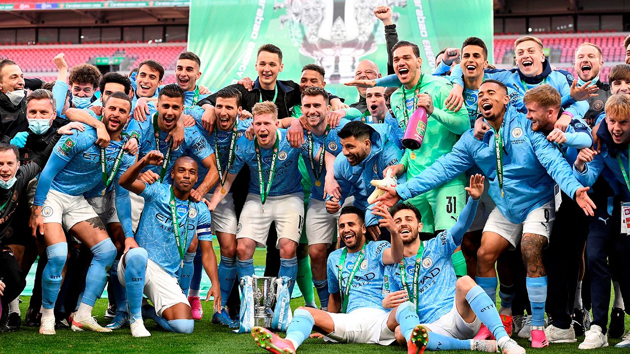 Manchester City igualó a Liverpool y son los equipos con más títulos de la Copa de la Liga