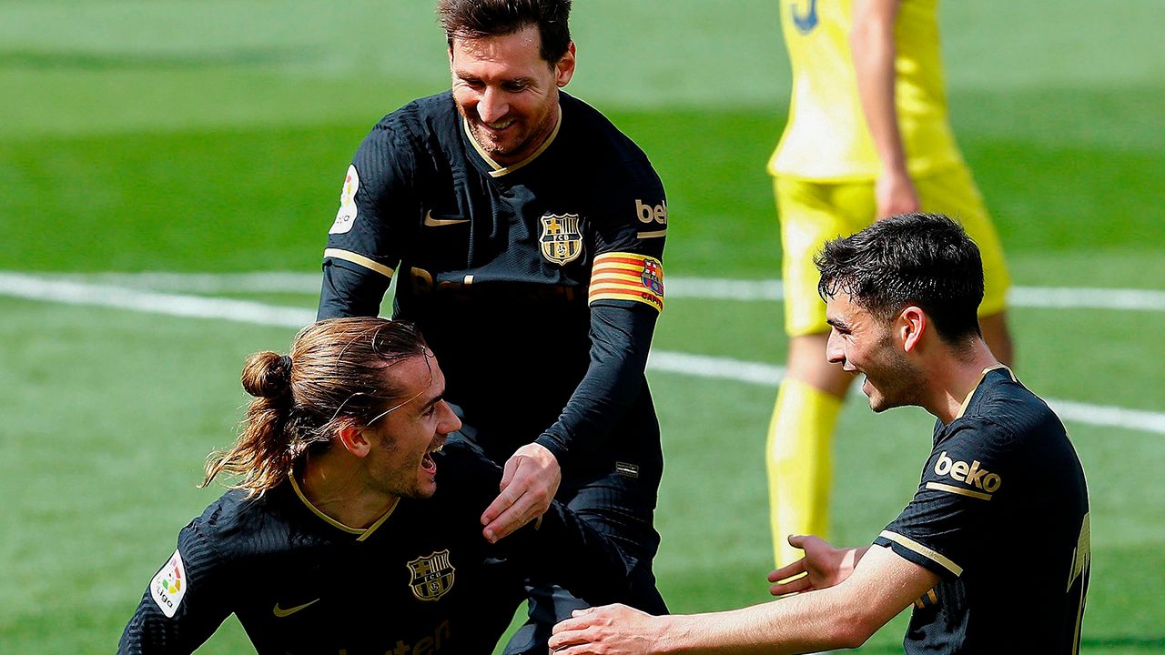 Antoine Griezmann rescató a Barcelona ante Villarreal