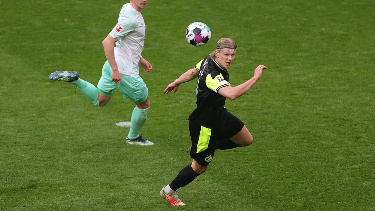 Erling Haaland volvió a marcar e impulsó a Borussia Dortmund en la Bundesliga
