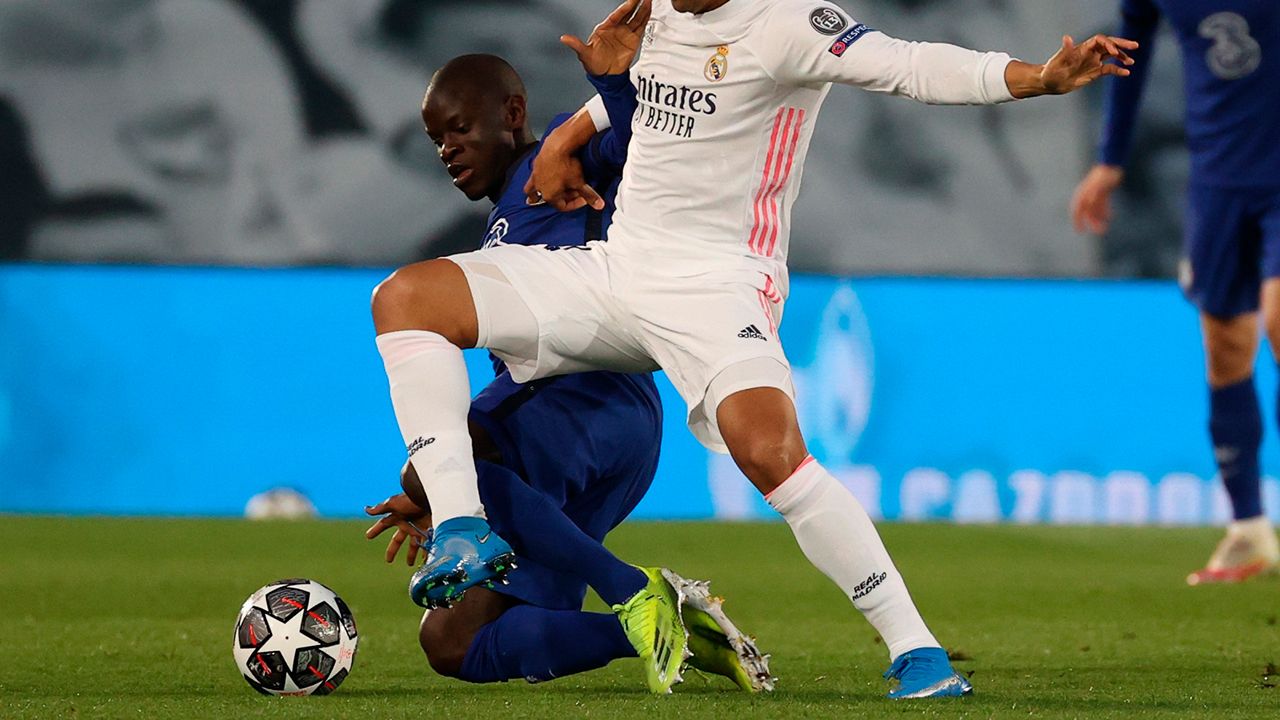 N’Golo Kanté brilló como el ‘todoterreno’ de Chelsea contra Real Madrid