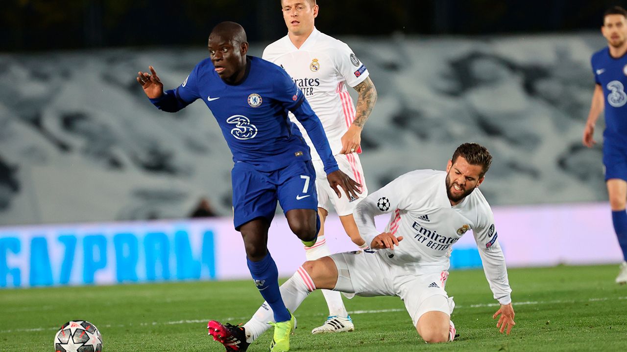 N’Golo Kanté brilló como el ‘todoterreno’ de Chelsea contra Real Madrid
