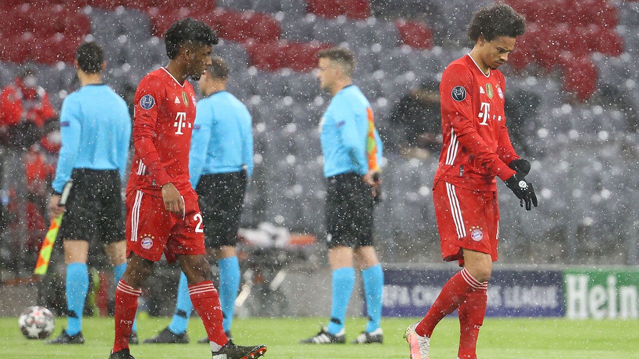 Una nevada acompaña el duelazo entre PSG y Bayern Múnich