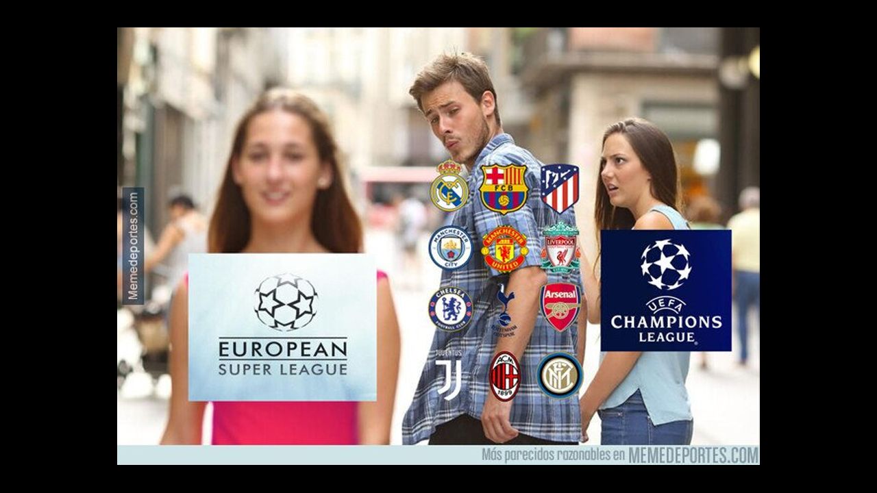 ¿Adiós, Champions League? Ya llegaron los memes de la Superliga de Europa