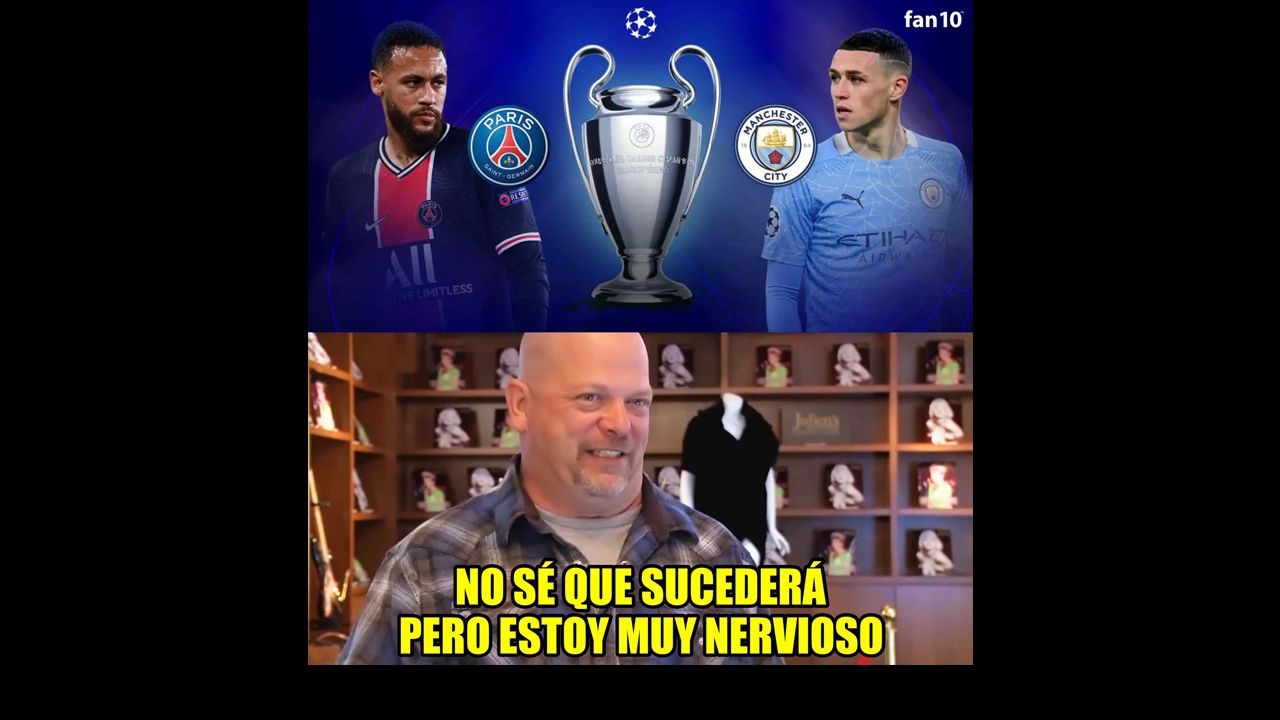 Los memes de no se olvidaron de PSG ni de Manchester City en la Champions League