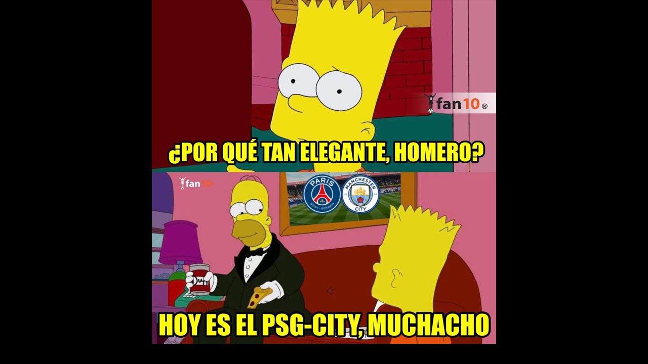 Los memes de no se olvidaron de PSG ni de Manchester City en la Champions League