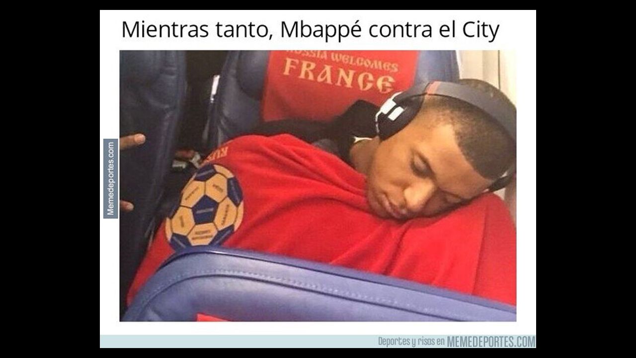 Los memes de no se olvidaron de PSG ni de Manchester City en la Champions League