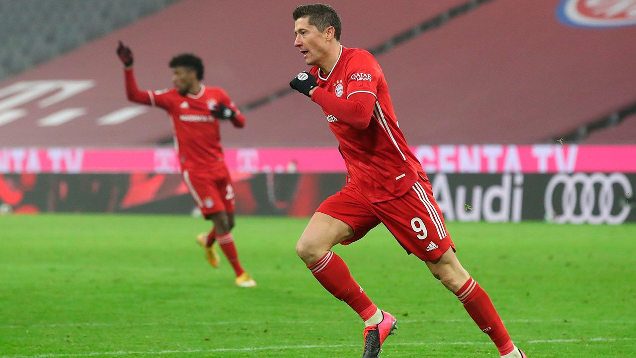 1. Robert Lewandowski - Bayern Munich | 41 goles - 82 puntos
