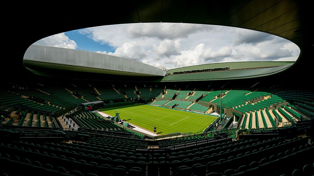 Las canchas del All England Lawn Tennis and Croquet Club están listas para albergar al más glamoroso de los Grand Slams