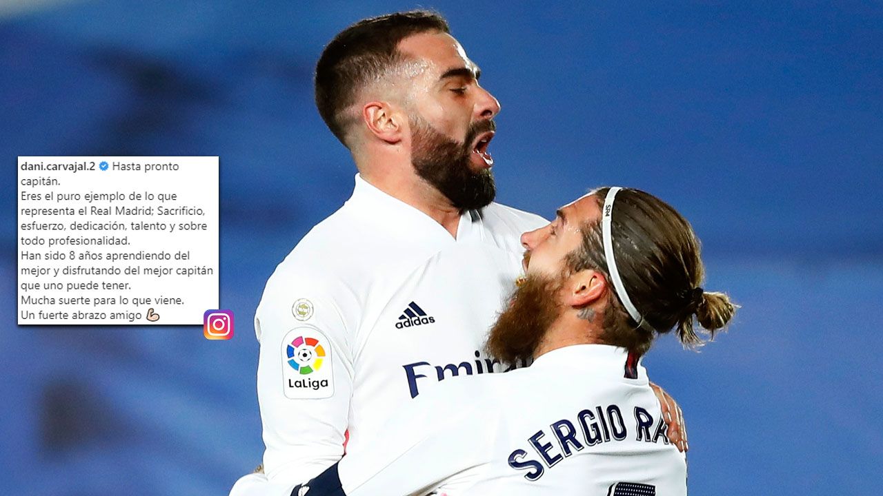 ¡Hasta siempre, capitán! Así despiden los jugadores del Real Madrid a Sergio Ramos