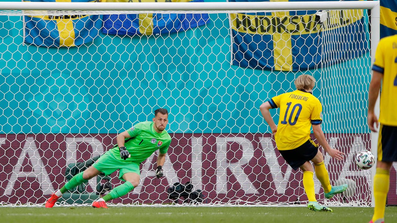 Emil Forberg anotó el primer gol de Suecia desde la edición de 2012