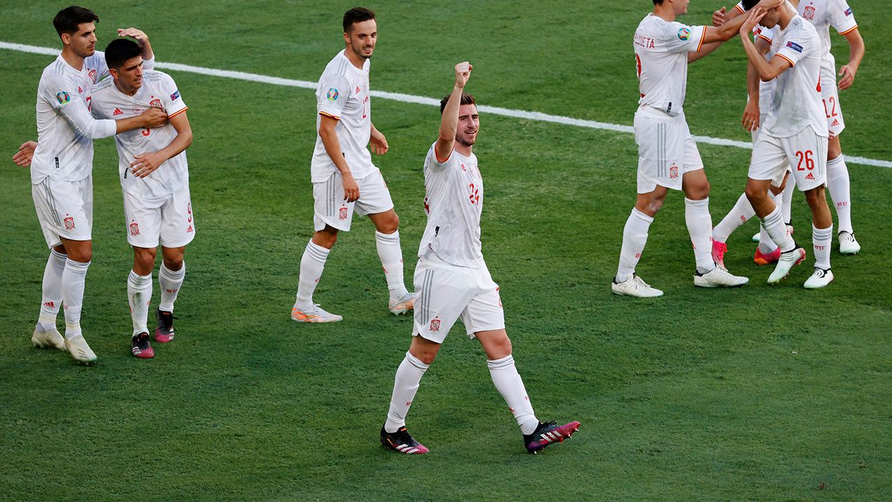 Aymeric Laporte gritó su primer gol como futbolista de la Selección Española