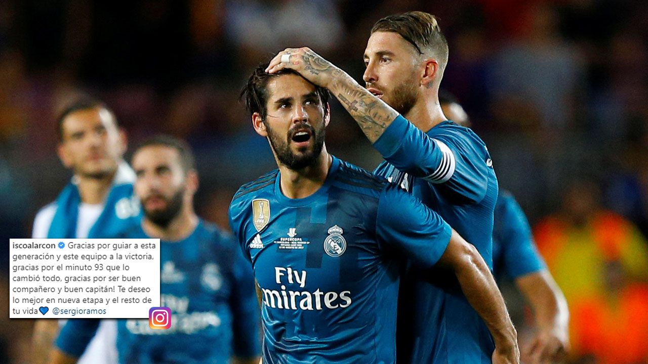 ¡Hasta siempre, capitán! Así despiden los jugadores del Real Madrid a Sergio Ramos