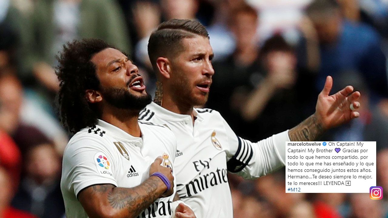 ¡Hasta siempre, capitán! Así despiden los jugadores del Real Madrid a Sergio Ramos