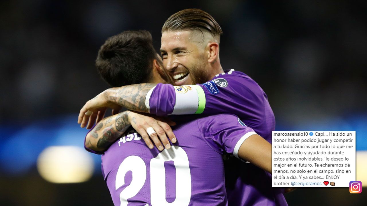 ¡Hasta siempre, capitán! Así despiden los jugadores del Real Madrid a Sergio Ramos