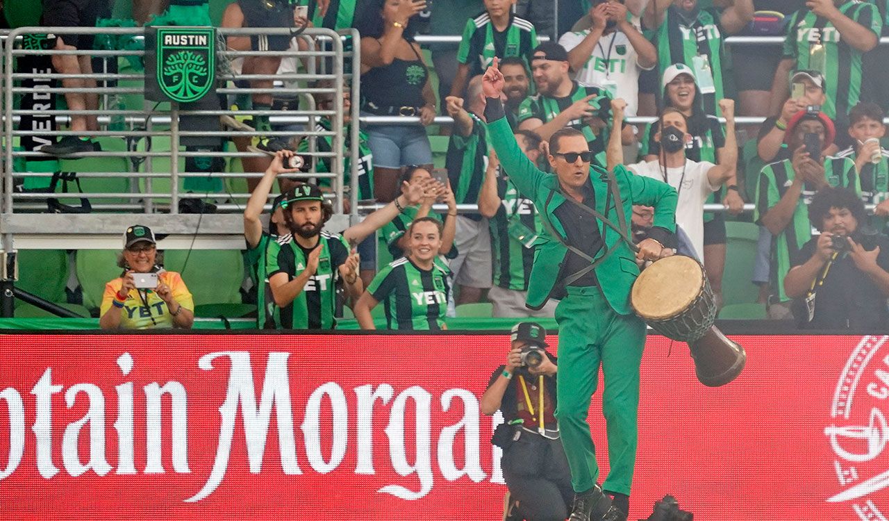 Matthew McConaughey pasión pura por Austin FC