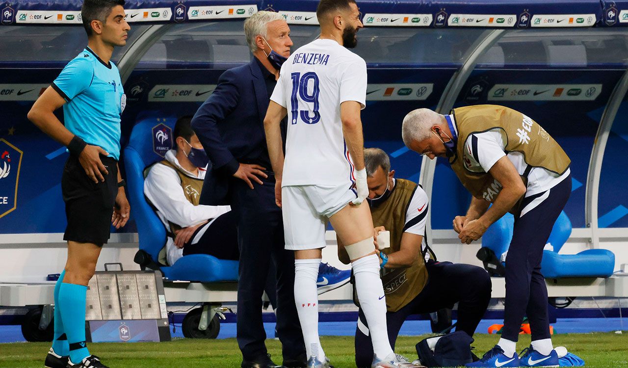 Preocupación por la lesión de Benzema