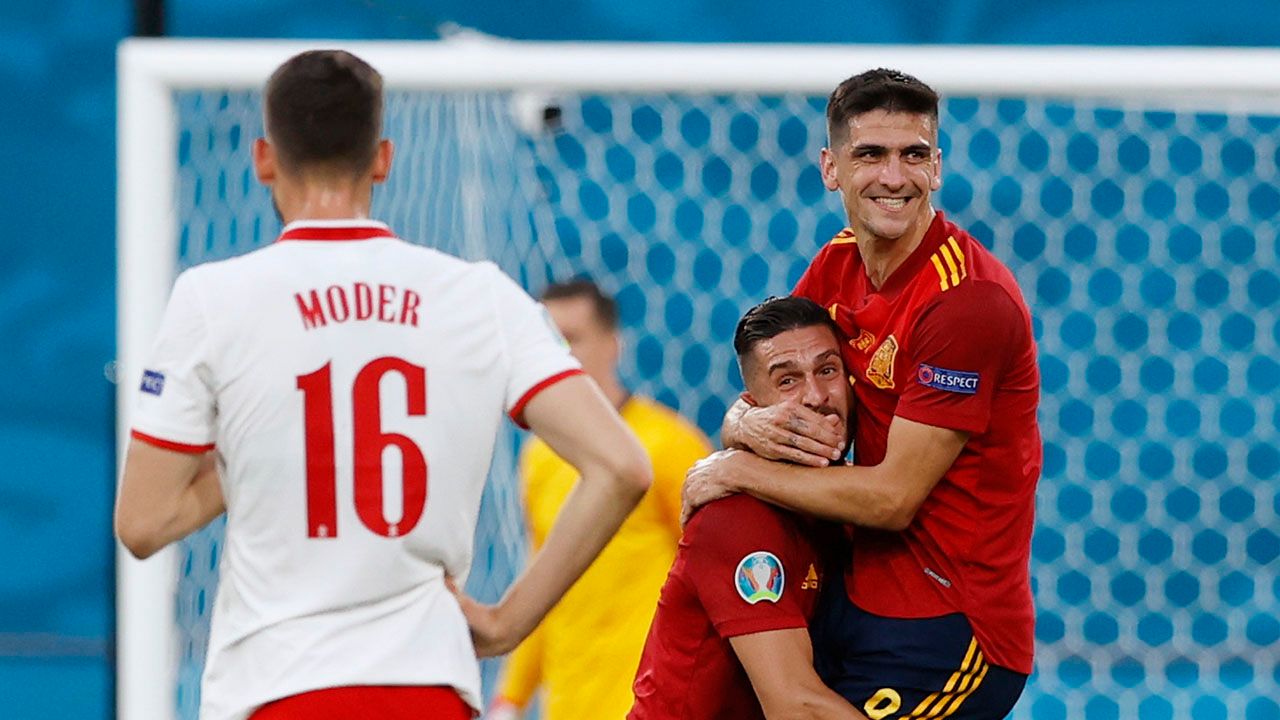 España anotó su primer gol en la Euro 2020 y Álvaro Morata se lo dedicó a Luis Enrique