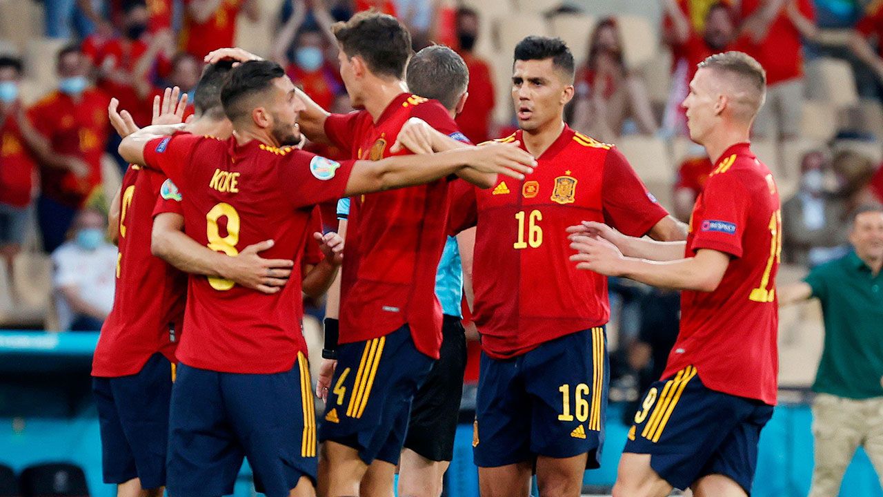 España anotó su primer gol en la Euro 2020 y Álvaro Morata se lo dedicó a Luis Enrique