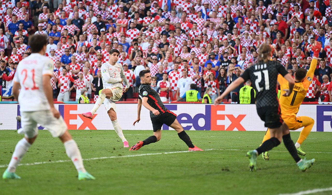 Álvaro Morata y el gol de oro con el que calló las críticas