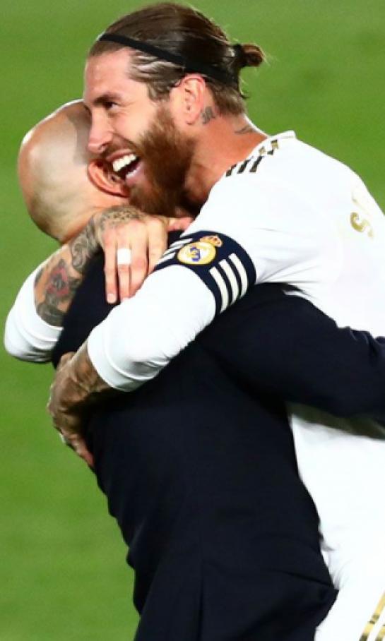 Zidane y su sentido adiós a Sergio Ramos, su último capitán