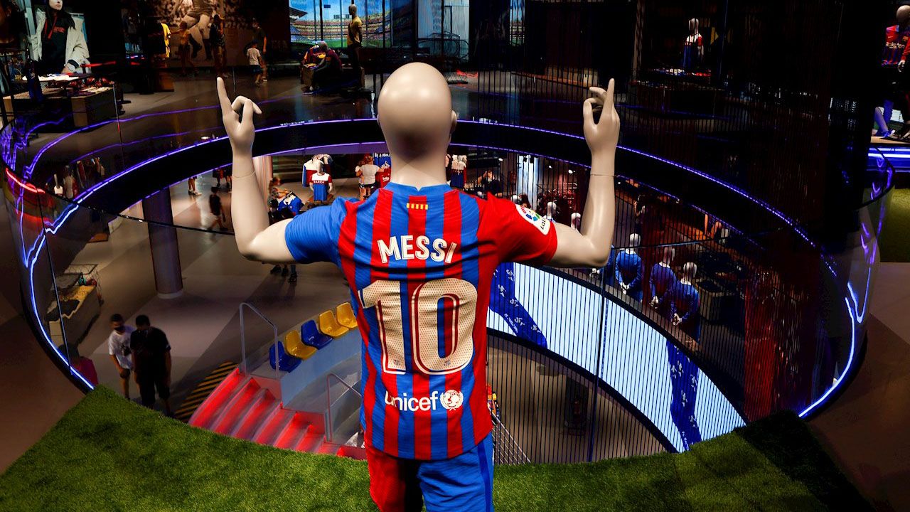 ¿Se queda o se va?, por lo pronto el jersey de Lionel Messi sigue a la venta