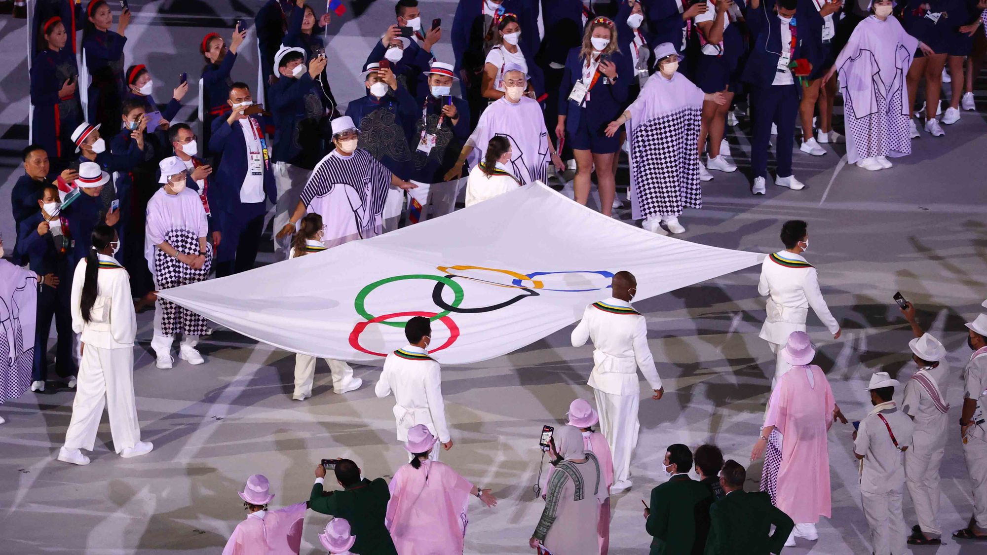 Así fue la espectacular ceremonia de inauguración de Tokio 2020