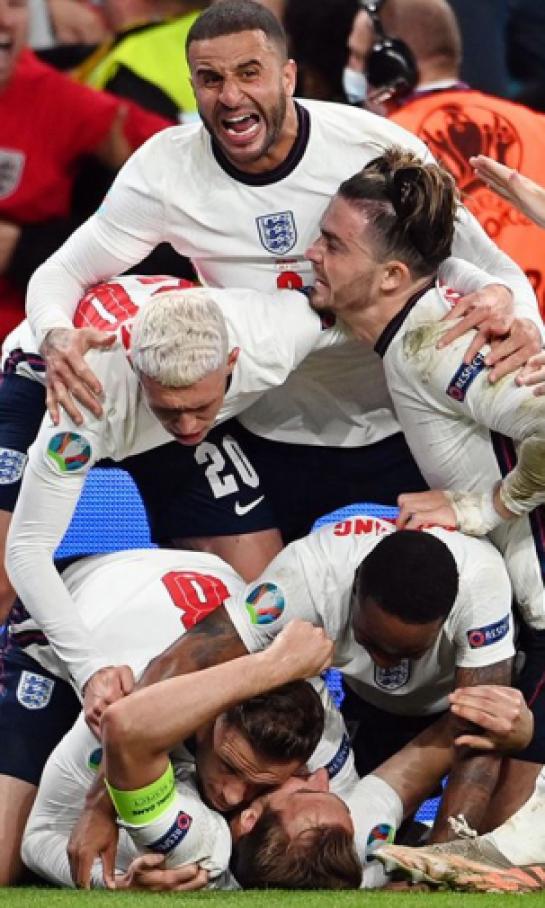 Histórico triunfo de Inglaterra que peleará por el título de la Eurocopa por primera vez en su historia