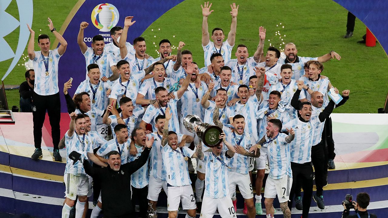¡Argentina por fin vuelve a sonreír, levantó la Copa América y así festejó!