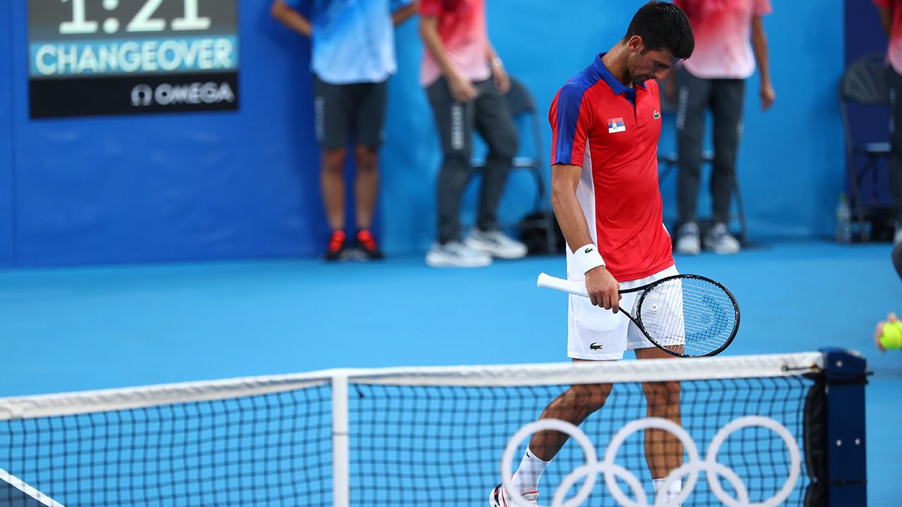 La presión no fue un privilegio y Novak Djokovic perdió la medalla de bronce
