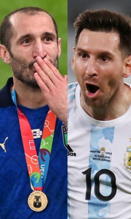 Giorgio Chiellini y Lionel Messi: campeones, capitanes y sin club