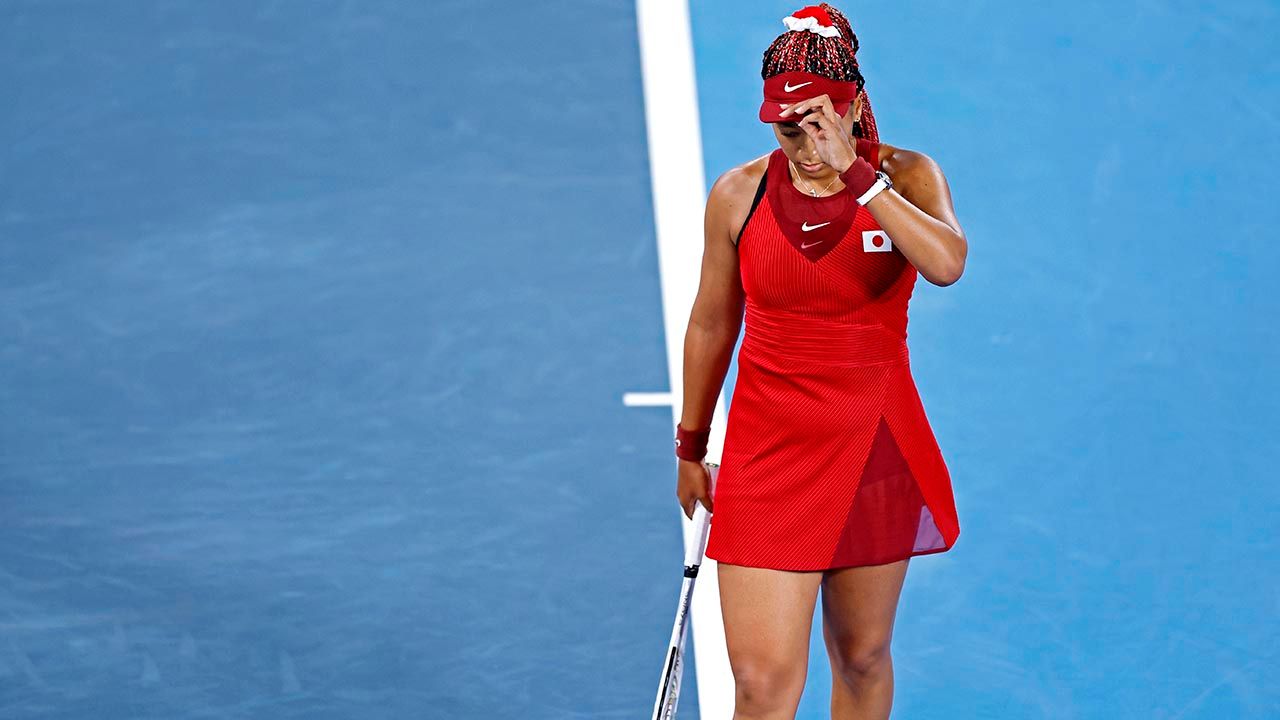 Terminó rápido el sueño olímpico de Naomi Osaka