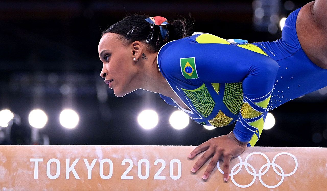 La primera gimnasta brasileña en ganar una medalla olímpica