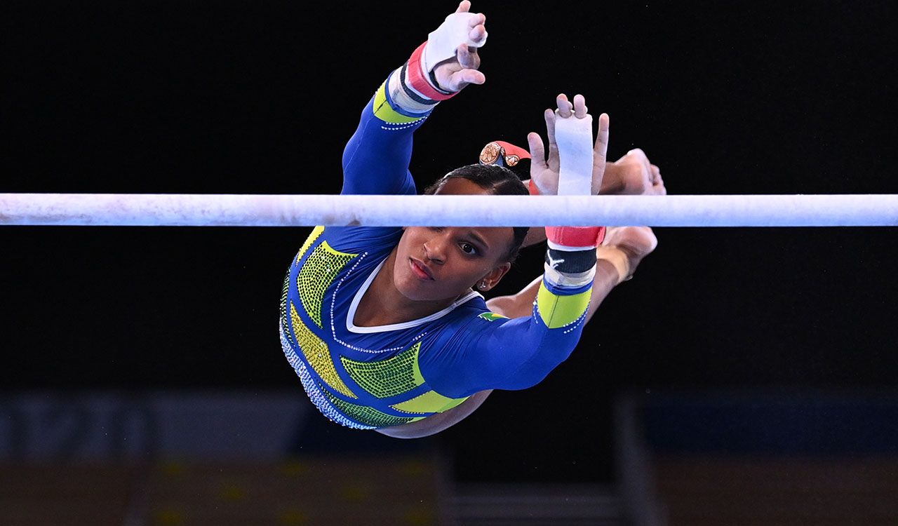 La primera gimnasta brasileña en ganar una medalla olímpica