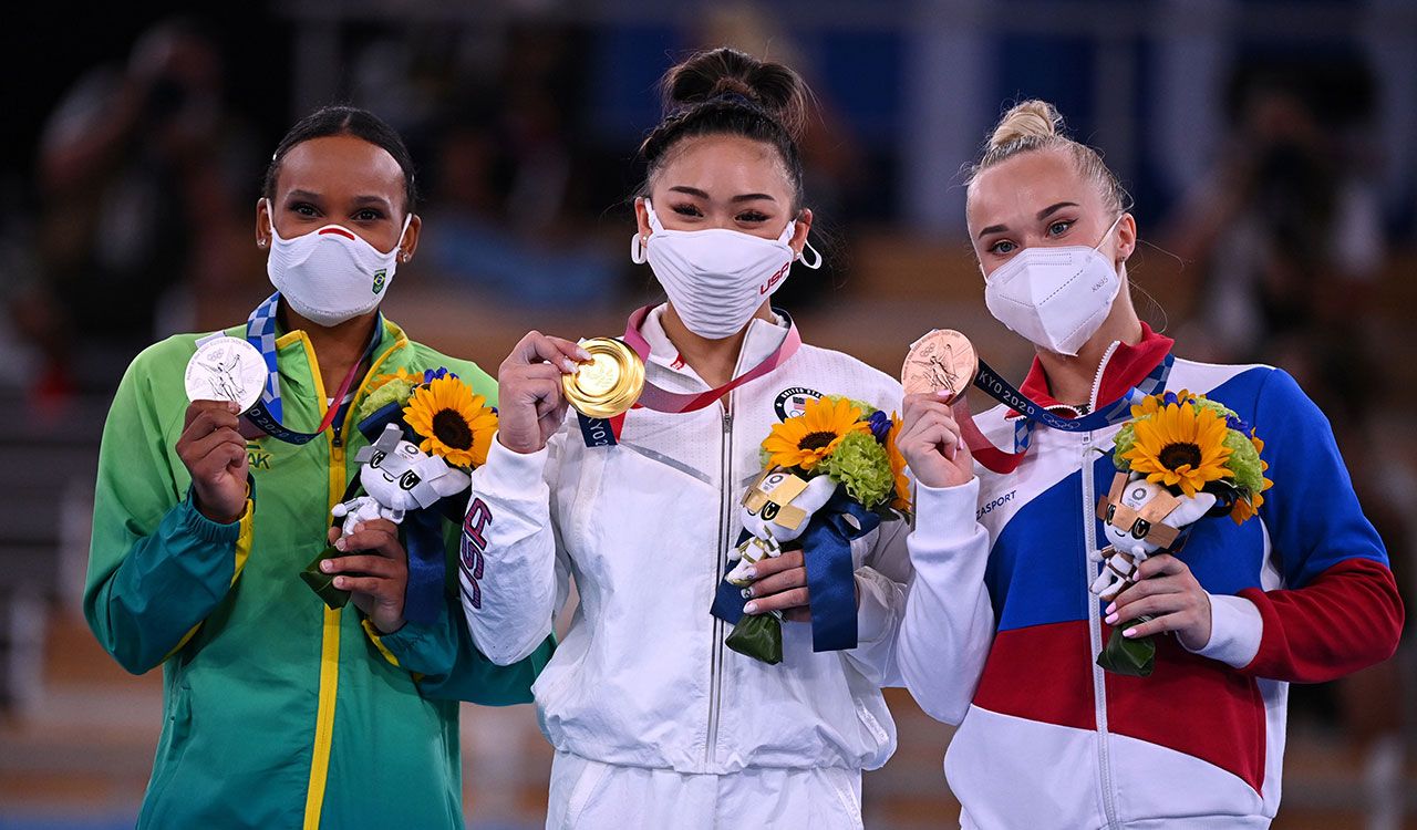 La primera gimnasta brasileña en ganar una medalla olímpica