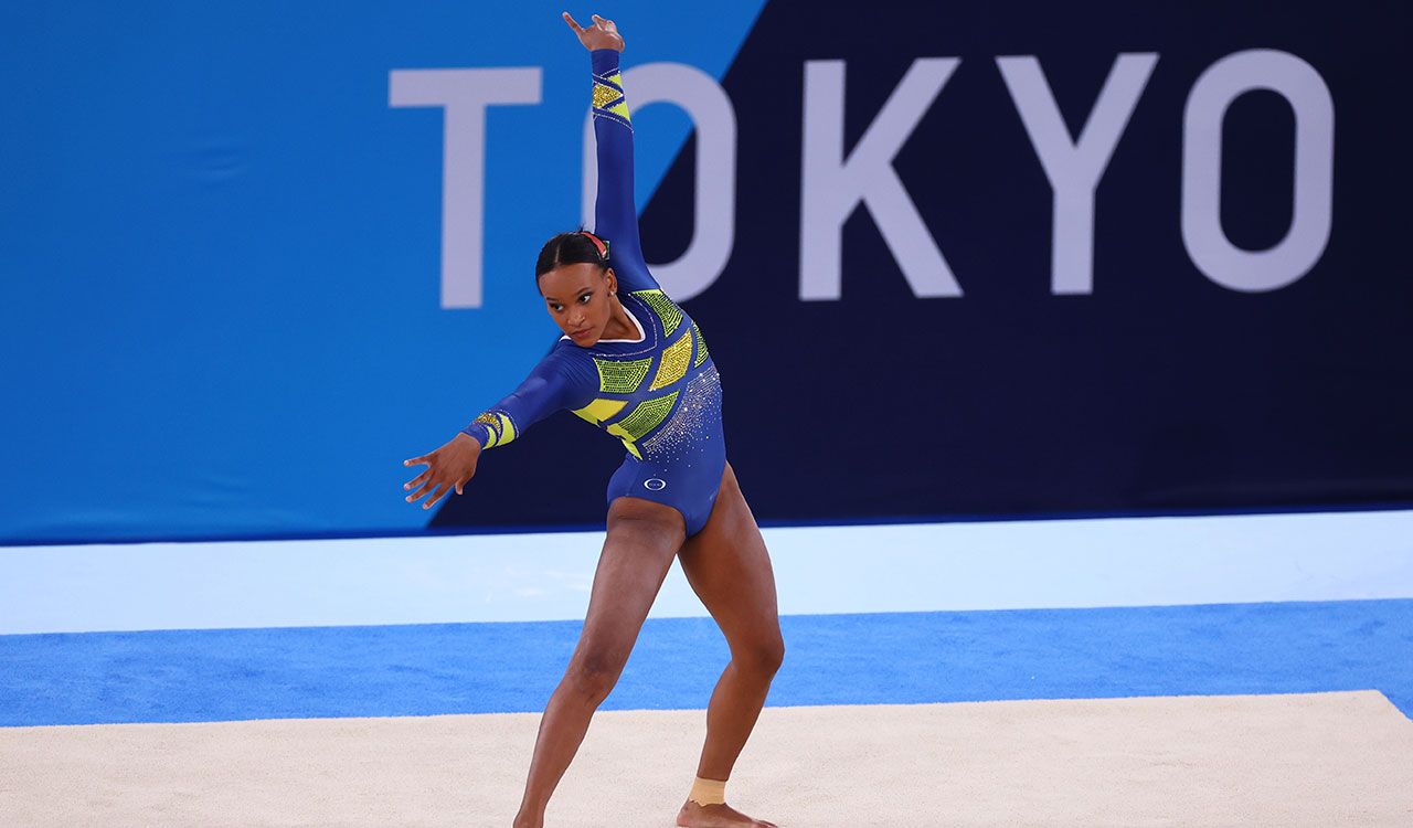 La primera gimnasta brasileña en ganar una medalla olímpica