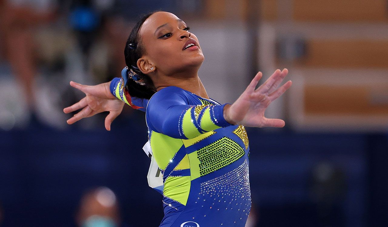 La primera gimnasta brasileña en ganar una medalla olímpica