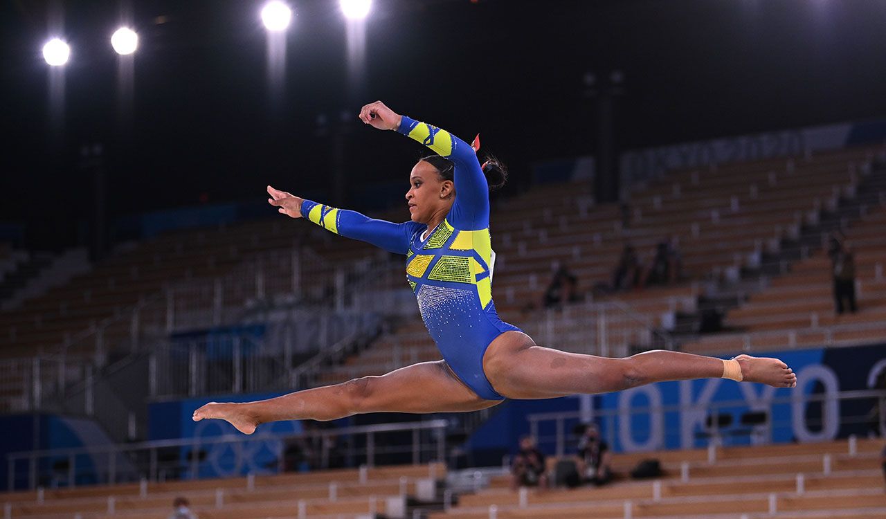 La primera gimnasta brasileña en ganar una medalla olímpica