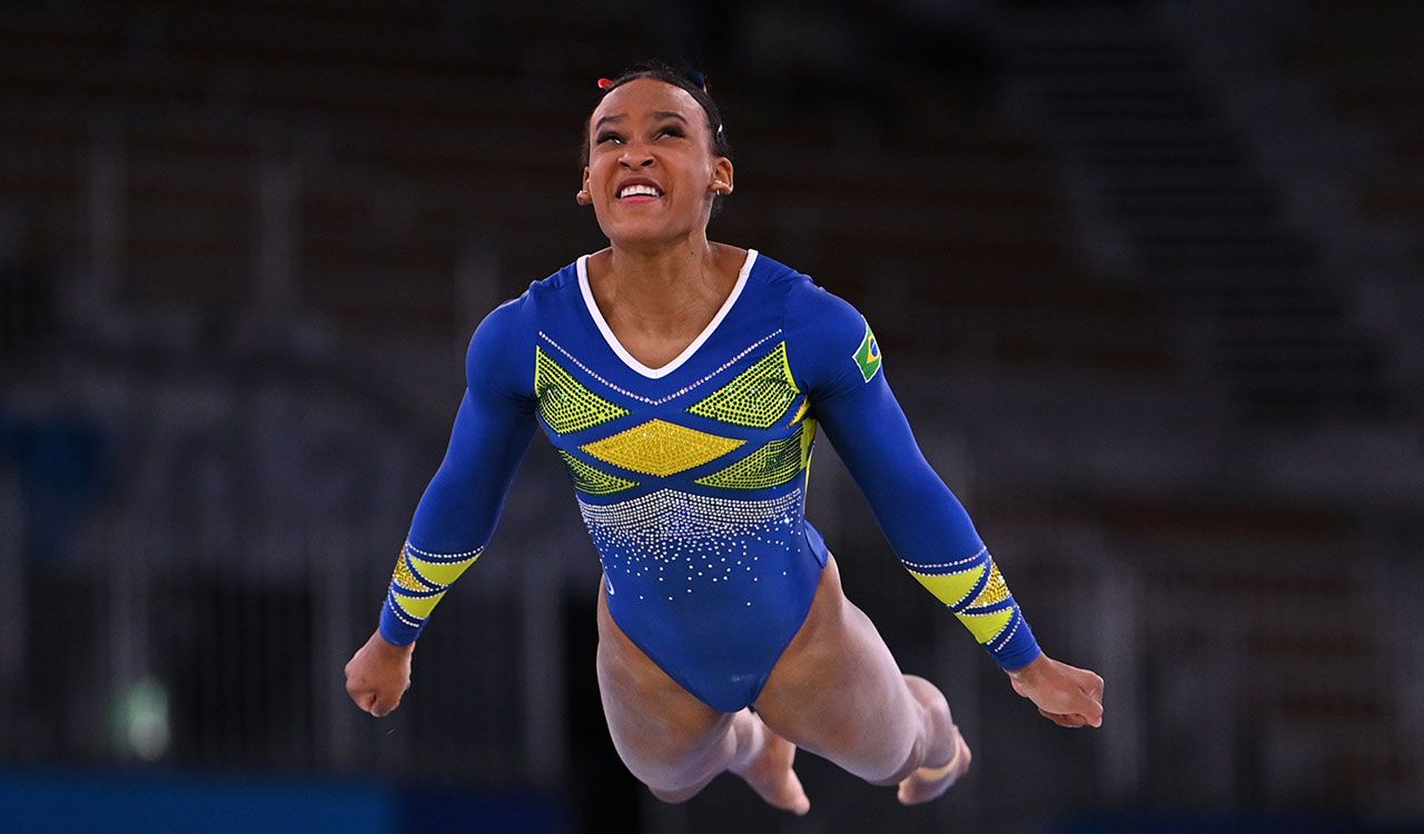 La primera gimnasta brasileña en ganar una medalla olímpica