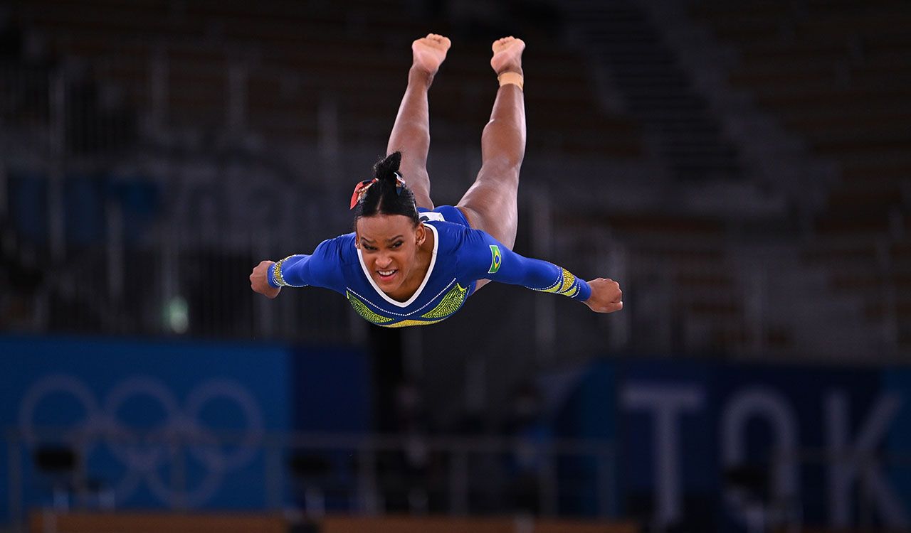 La primera gimnasta brasileña en ganar una medalla olímpica